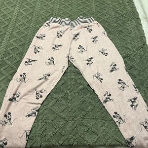 Disney Pajama Bottoms - Pink with Mickey Mouse